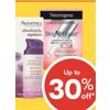 Aveeno Absolutely Ageless, Neutrogena Bright Boost Facial Moisturizers or Cleansers - Up to 30% off